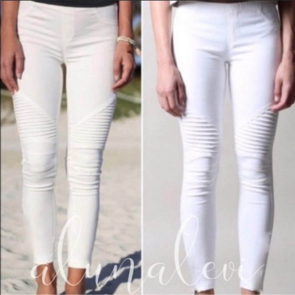 Stretchy biker pants